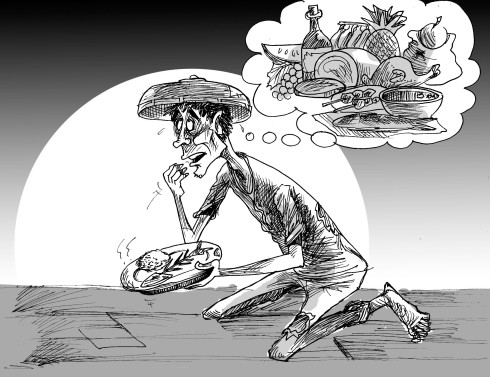gutom editorial cartoon by bladimer usi