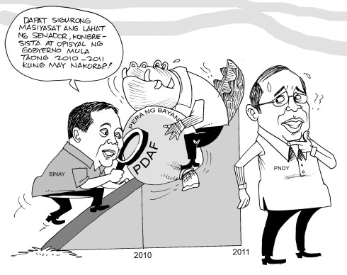 binay investigation editorial cartoon by bladimer usi